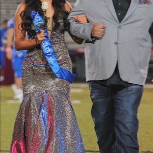 Iridescent formal dress